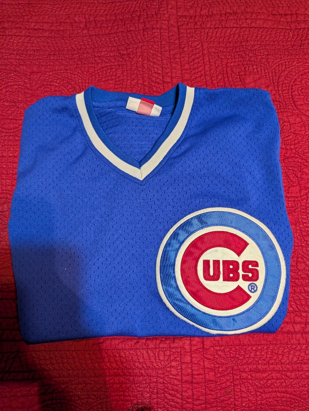 Cubs Blue Short-Sleeve Baseball Jersey
